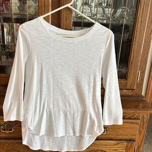 Tommy Bahama White Ashby 3/4 Sleeve Top